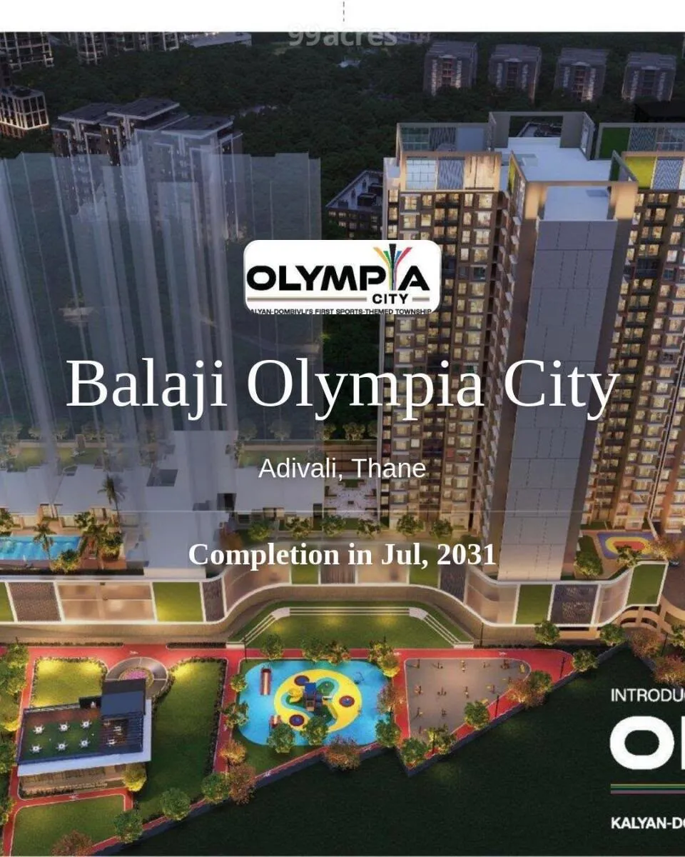 Balaji Olympia by Balaji Group in Ghodbunder Road • Near Suraj Water Park, Thane West